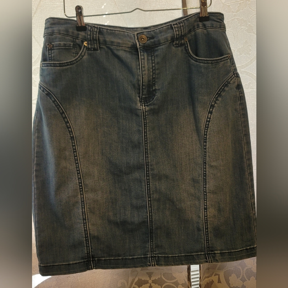 Christopher & Banks denim skirt